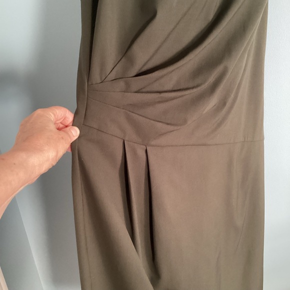 Lafayette 148 NY green wool dress size 14 - Picture 2 of 10